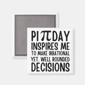 Pi Day Funny Magnet (Vorderseite/Rückseite)