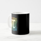 Pi Day Funny Mathematik Lehrer Schüler Rainbow Pi  Kaffeetasse (Vorderseite Links)