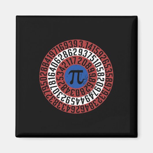 Pi Day Funny Nerd Geek Math Algebra Student Teache Magnet (Vorne)