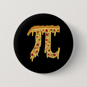 Pi Day Funny Nerdy Pizza Pi 3.14 Symbol Mathematik Button