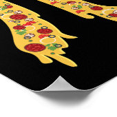 Pi Day Funny Nerdy Pizza Pi 3.14 Symbol Mathematik Poster (Ecke)