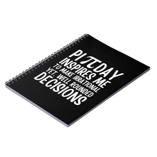 Pi Day Funny Notizblock (Linke Seite)