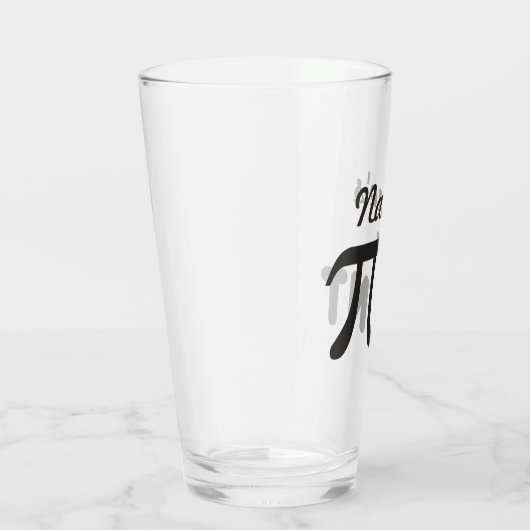 Pi Day Funny Pi-nt 2011 © Personalisiertes Glas (Rechts)