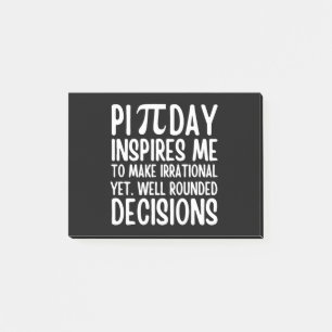 Pi Day Funny Post-it Klebezettel
