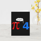 Pi Day Funny Relationship Probleme Geschenk T-Shir Karte (Gelbe Blume)