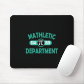Pi Day Funny Sarcastic Mathletic Mens for Nerds ge Mousepad (Mit Mouse)