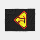 Pi Day Funny Superherum Kostüm Fleecedecke (Vorderseite (Horizontal))