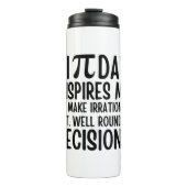 Pi Day Funny Thermosbecher (Vorderseite)