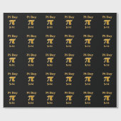Pi Day Geschenkpapier (Flach)
