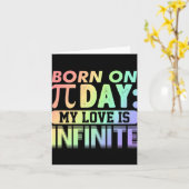 Pi Day Gift Premium Karte (Gelbe Blume)