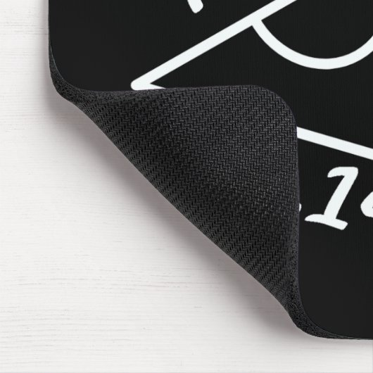 Pi Day Happy Pi Day Mousepad (Ecke)