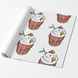 Pi-Day-Hühnerpuppe Geschenkpapier