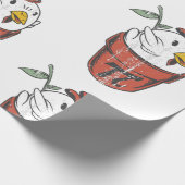 Pi-Day-Hühnerpuppe Geschenkpapier (Ecke)