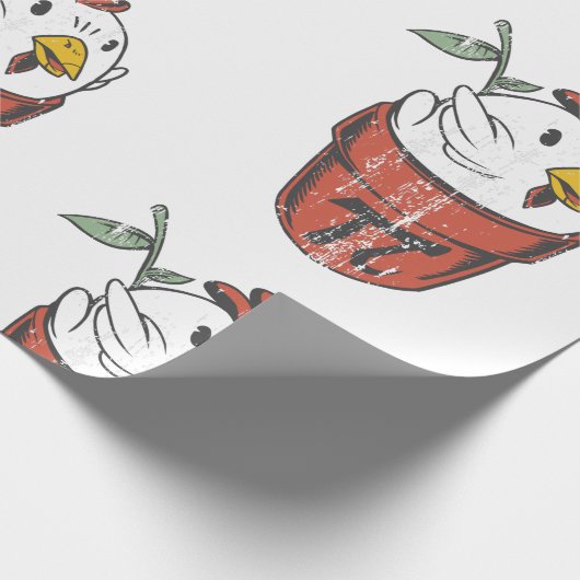 Pi-Day-Hühnerpuppe Geschenkpapier (Ecke)