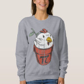 Pi-Day-Hühnerpuppe Sweatshirt (Vorderseite)