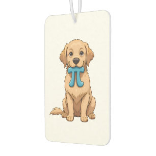 Pi Day Hund mit Pi Symbol   Happy Pi Day Autolufterfrischer