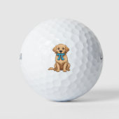 Pi Day Hund mit Pi Symbol | Happy Pi Day Math Golfball (Vorderseite)
