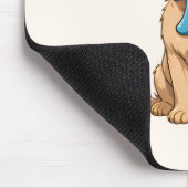 Pi Day Hund mit Pi Symbol | Happy Pi Day Mousepad (Ecke)