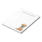 Pi Day Hund mit Pi Symbol | Happy Pi Day Notizblock (Rotiert)