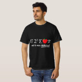 Pi Day I Eight Sum Apple Pi Funny Math Pun  T-Shirt (Vorne ganz)