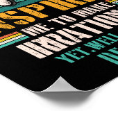 Pi Day Inspiriere mir, irrational und dennoch abge Poster (Ecke)