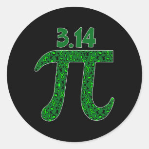 Pi Day Kidney Disease Math Doacher Student Mathema Runder Aufkleber