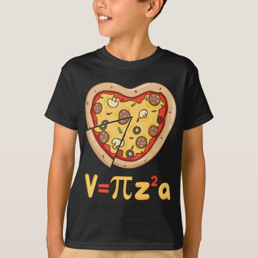 Pi Day kids Pizza Pi Funny Mathe Food 3.14 T-Shirt (Vorderseite)