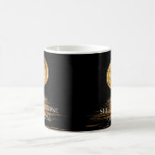 Pi Day Lunar Eclipse 3-14-25 Witziger einzigartige Kaffeetasse (Mittel)