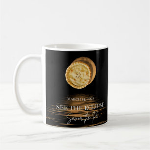 Pi Day Lunar Eclipse 3-14-25 Witziger einzigartige Kaffeetasse
