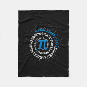 Pi Day Mah Nerd Geek 3.1415 Irrationale Nummer Pi Fleecedecke
