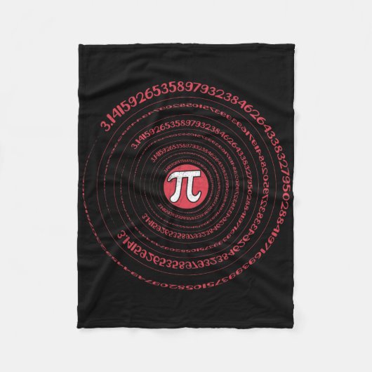 Pi Day Mah Nerd Geek 3.1415 Irrationale Nummer Pi Fleecedecke (Vorderseite)