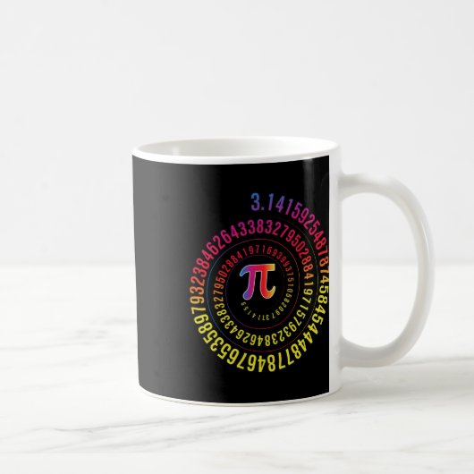 Pi Day Mah Nerd Geek 3.1415 Irrationale Nummer Pi Kaffeetasse (Rechts)