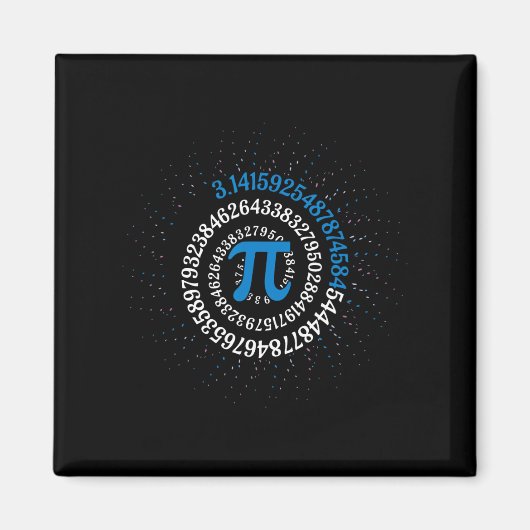 Pi Day Mah Nerd Geek 3.1415 Irrationale Nummer Pi Magnet (Vorne)