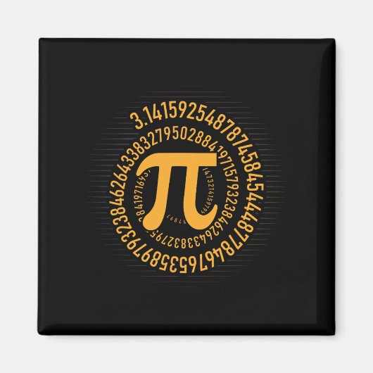 Pi Day Mah Nerd Geek 3.1415 Irrationale Nummer Pi Magnet (Vorne)