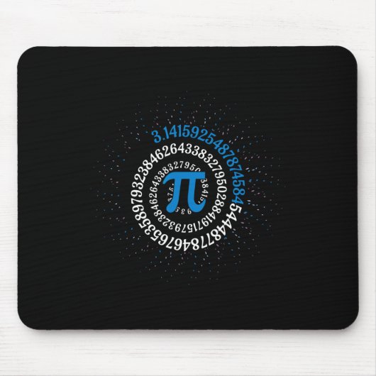 Pi Day Mah Nerd Geek 3.1415 Irrationale Nummer Pi Mousepad (Vorne)