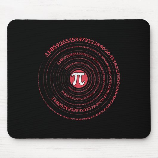 Pi Day Mah Nerd Geek 3.1415 Irrationale Nummer Pi Mousepad (Vorne)
