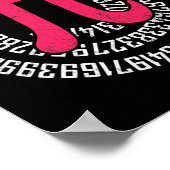 Pi Day Mah Nerd Geek 3.1415 Irrationale Nummer Pi Poster (Ecke)