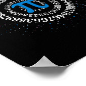 Pi Day Mah Nerd Geek 3.1415 Irrationale Nummer Pi Poster (Ecke)