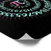 Pi Day Mah Nerd Geek 3.1415 Irrationale Nummer Pi Poster (Ecke)
