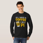 Pi Day Math Coffee Geometry Calculus Trigonometry T-Shirt (Vorne ganz)