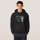 Pi Day Math Coffee Lover Geometry Calculus Trigono Hoodie (Vorne ganz)