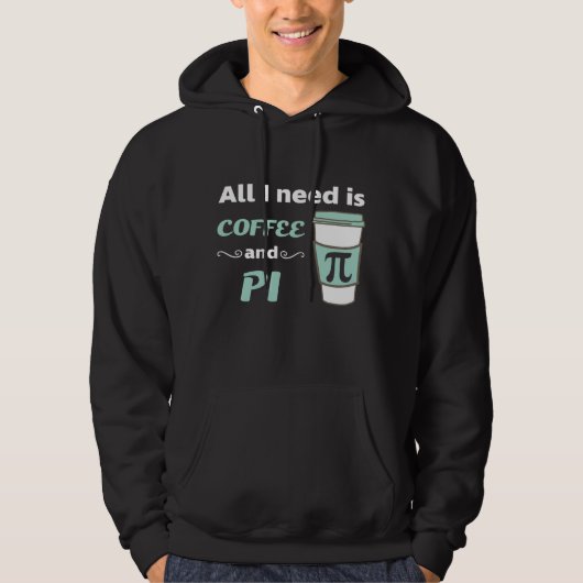 Pi Day Math Coffee Lover Geometry Calculus Trigono Hoodie (Vorderseite)