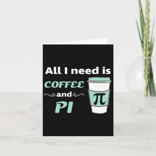 Pi Day Math Coffee Lover Geometry Calculus Trigono Karte