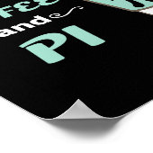 Pi Day Math Coffee Lover Geometry Calculus Trigono Poster (Ecke)