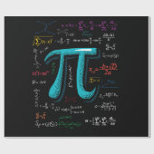 Pi Day Math Equity Mathematiatic Teacher Student Geschenkpapier (Flach)