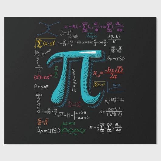 Pi Day Math Equity Mathematiatic Teacher Student Geschenkpapier (Flach)