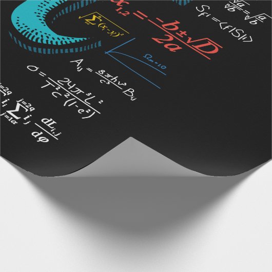 Pi Day Math Equity Mathematiatic Teacher Student Geschenkpapier (Ecke)