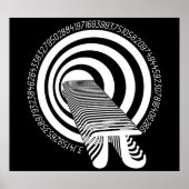 Pi Day Math Geek Infinity Poster (Vorne)