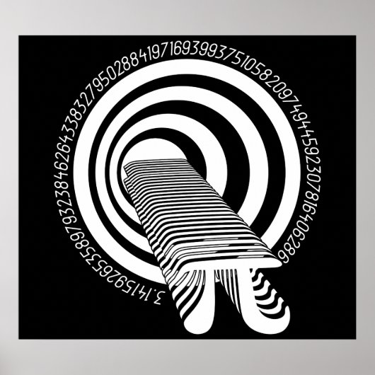 Pi Day Math Geek Infinity Poster (Vorne)