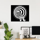 Pi Day Math Geek Infinity Poster (Heimbüro)